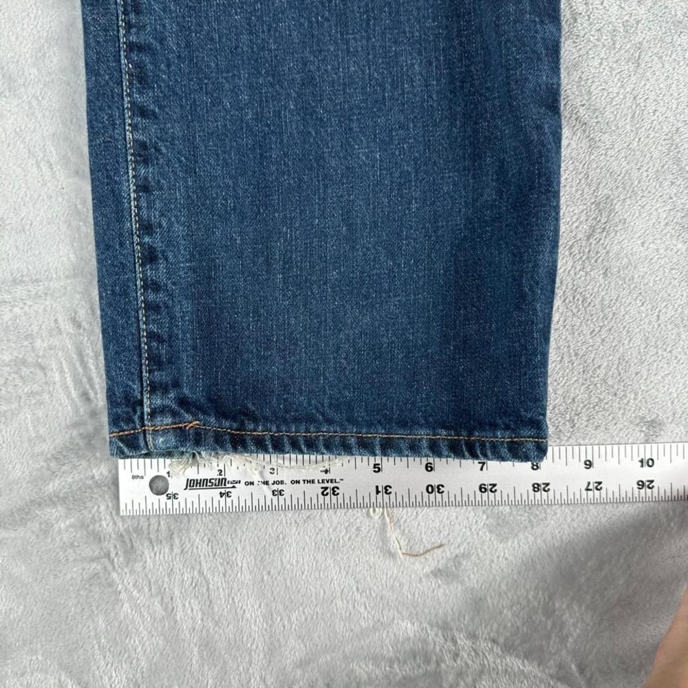 Lucky Brand 363 New Vintage Straight Jeans Mens 36x32 Blue Y2K Grunge Streetwear - Picture 8 of 8